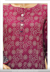 HZ Chunri Embroidered Digital Printed Lawn Collection'25 D-03